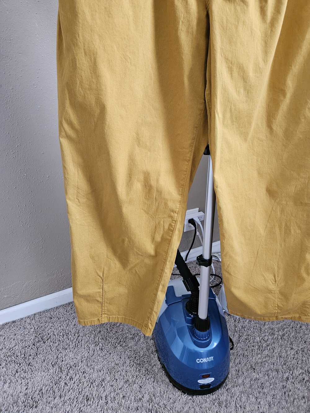 Pilcro Mustard Corduroy Button-Front Pants - Picture 4 of 10